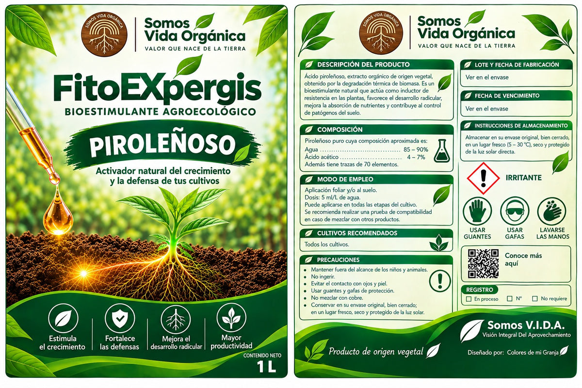 FitoEXpergis Líquido Piroleñoso | Bioestimulante y Activador Agroecológico