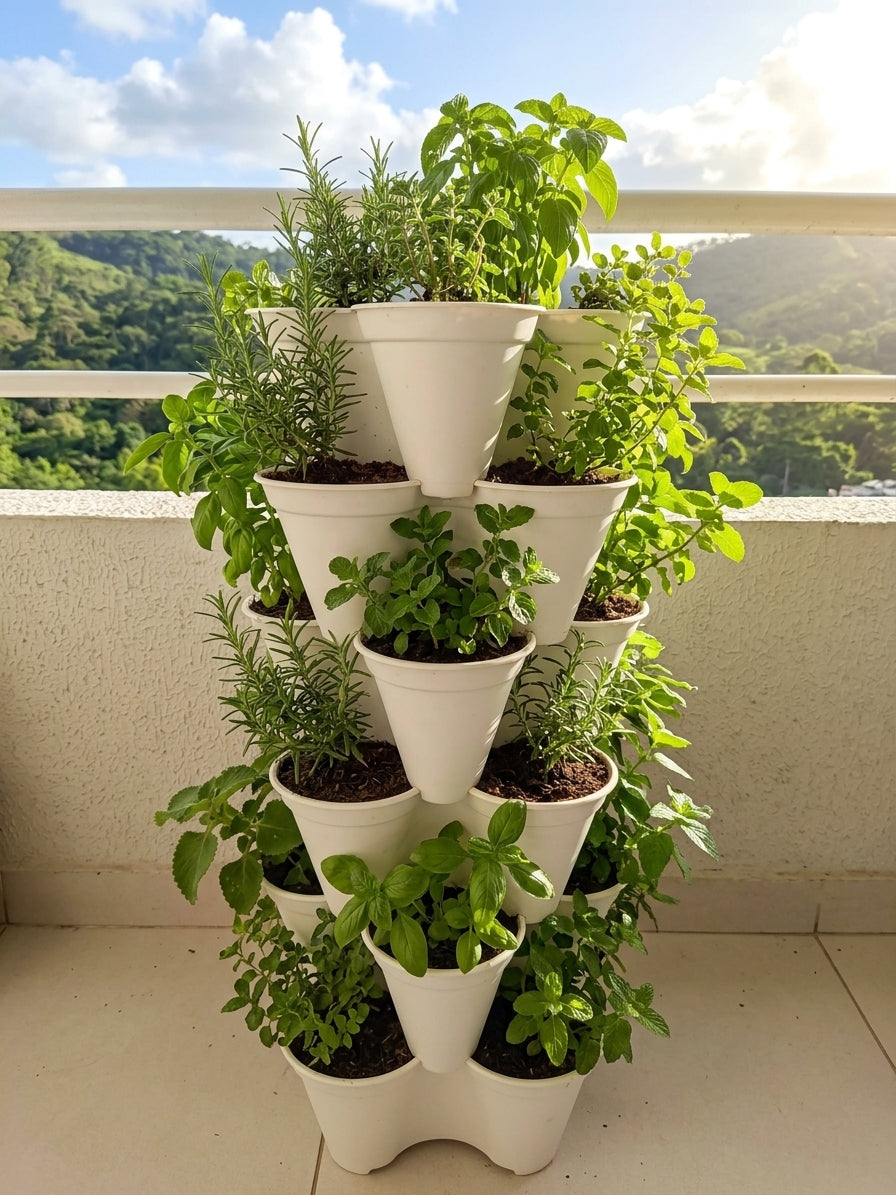Matera Ecológica para Huerta Urbana y Vertical | Sistema Apilable