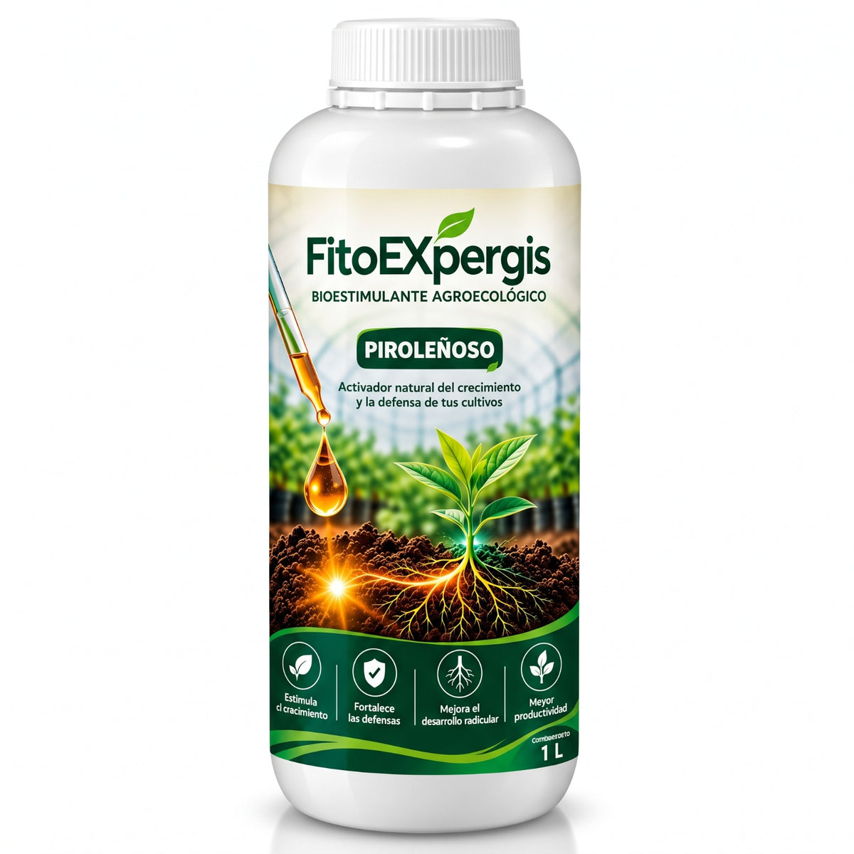 FitoEXpergis Líquido Piroleñoso | Bioestimulante y Activador Agroecológico