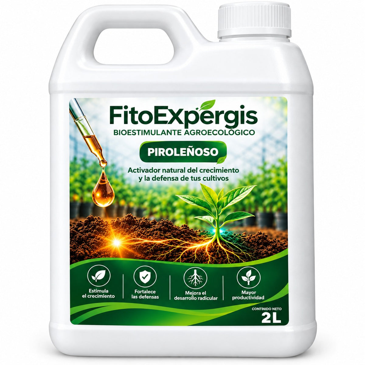 FitoEXpergis Líquido Piroleñoso | Bioestimulante y Activador Agroecológico