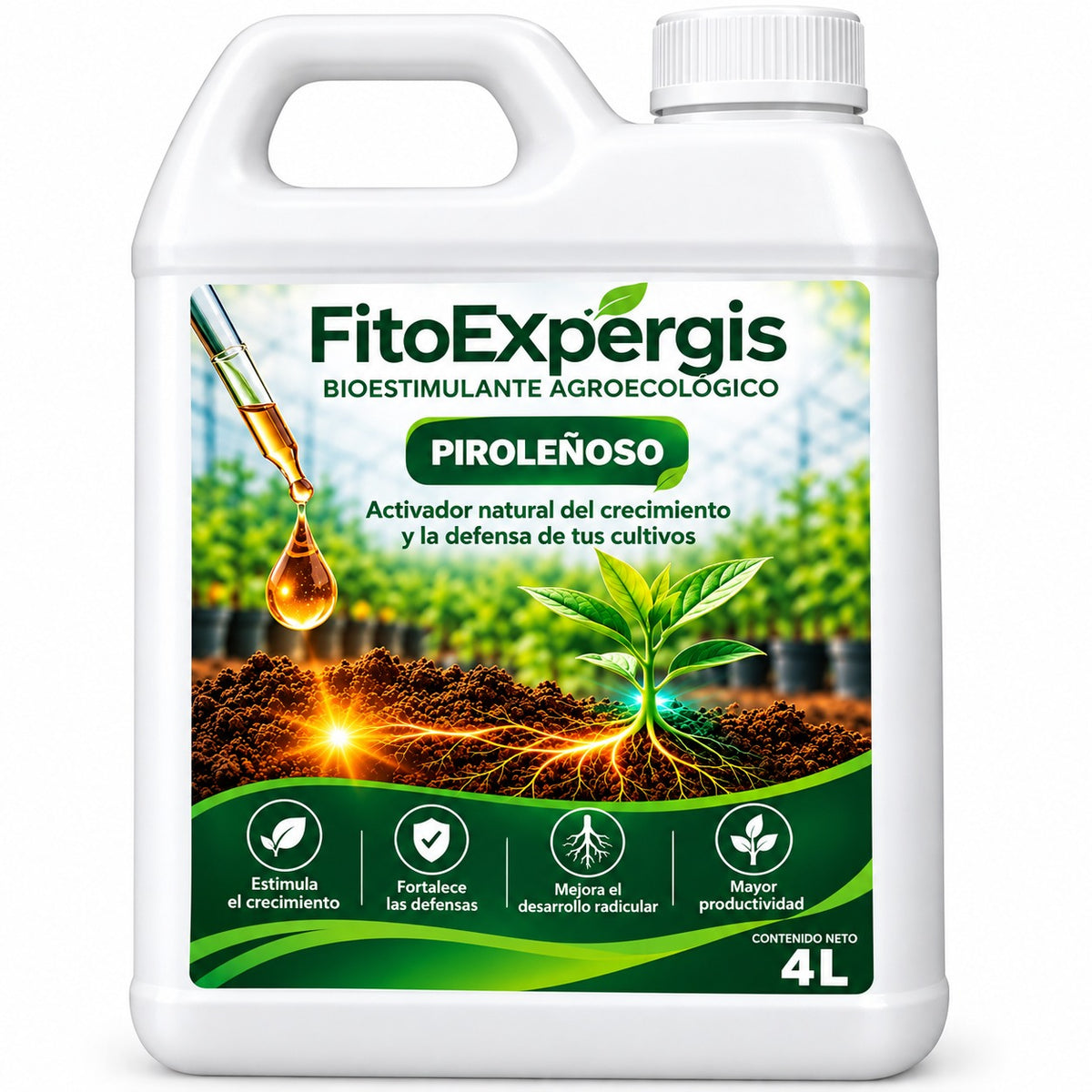 FitoEXpergis Líquido Piroleñoso | Bioestimulante y Activador Agroecológico
