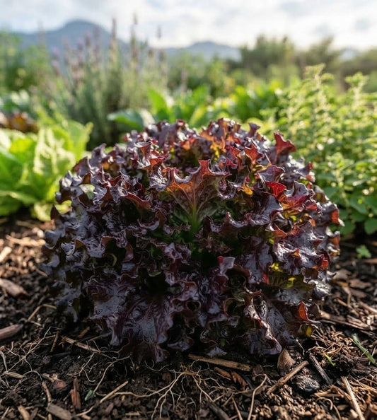 Lechuga Crespa Morada Orgánica