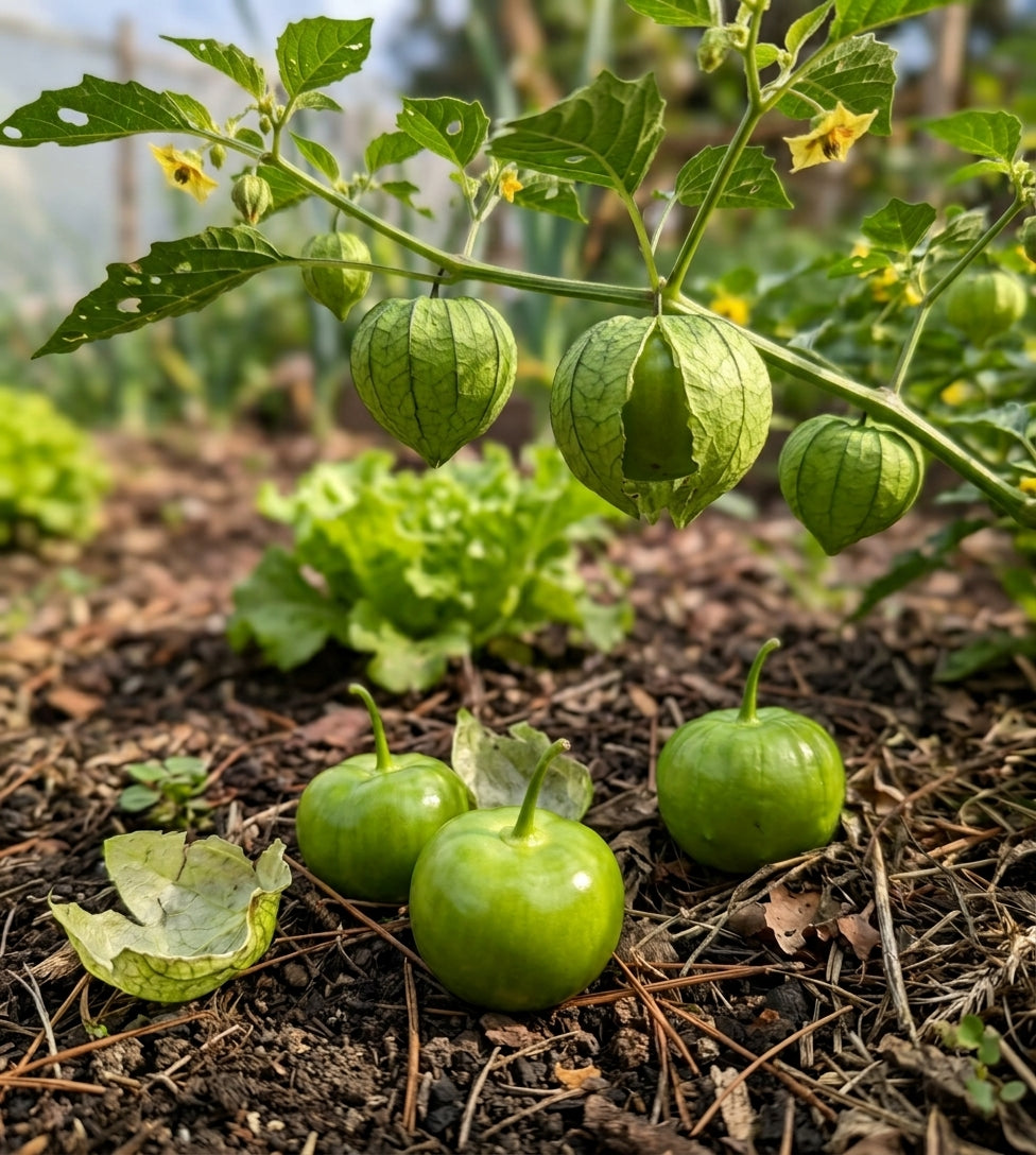 Tomatillo Orgánico con capacho